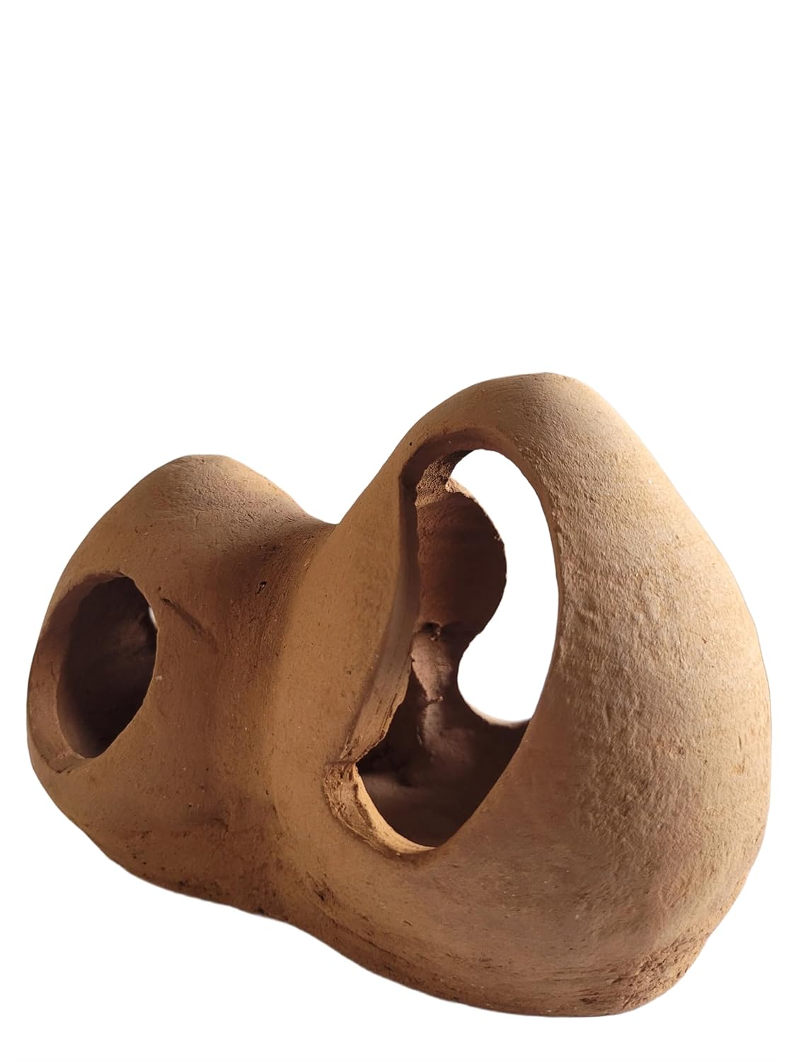 Terracotta Aquarium Decoration - Double Pod