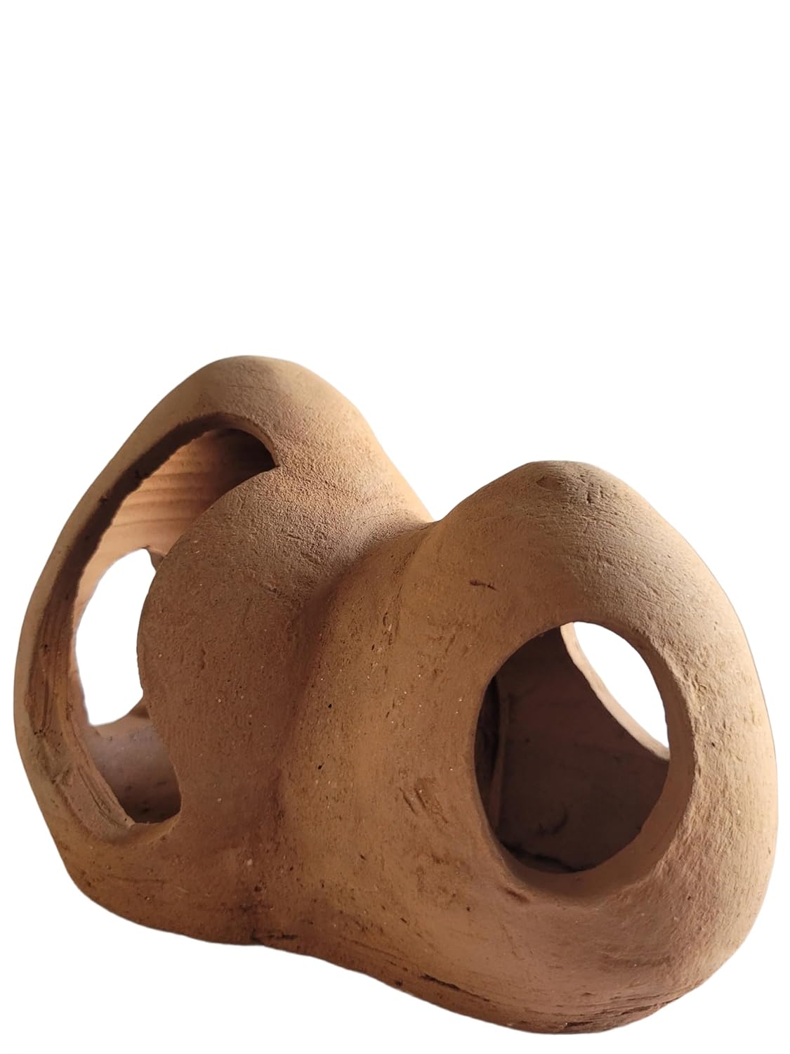 Terracotta Aquarium Decoration - Double Pod
