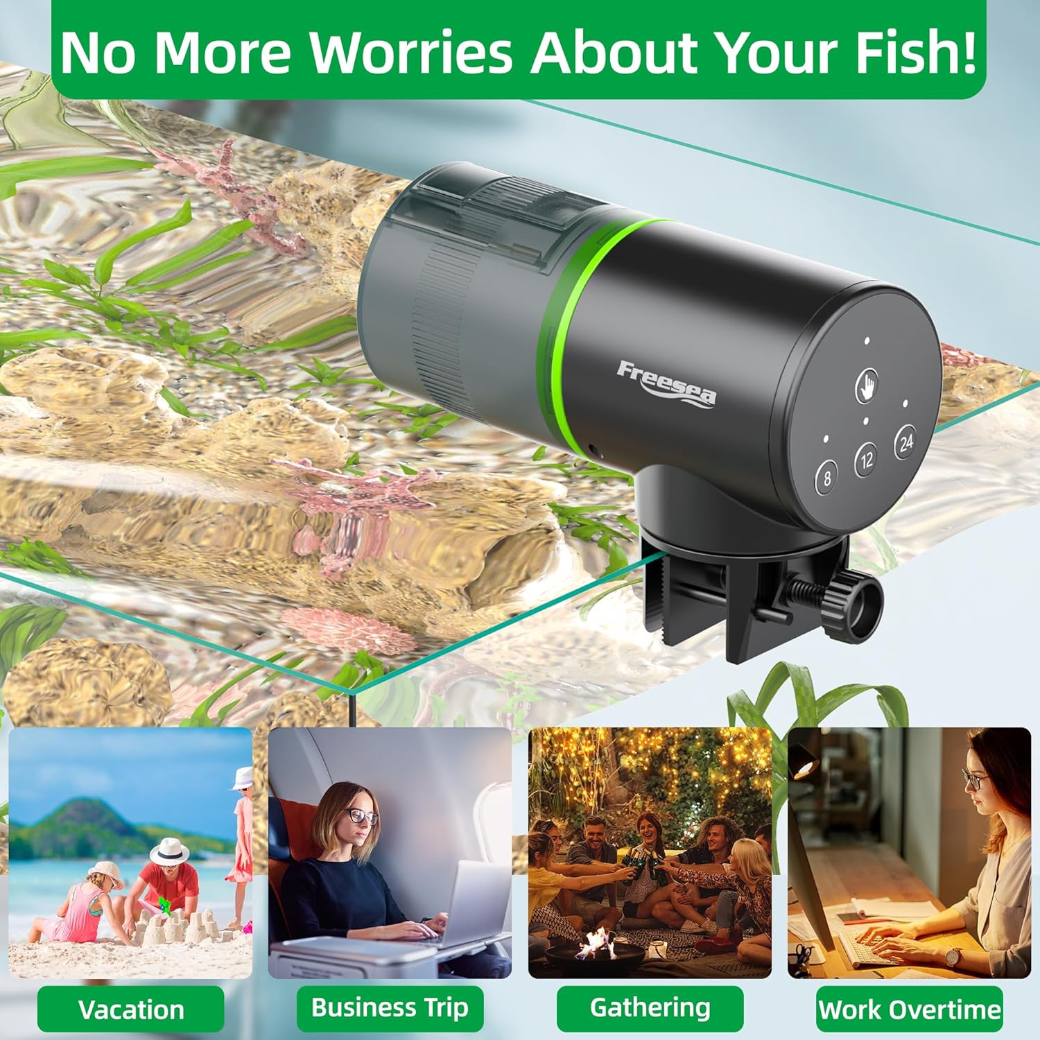 Aquarium Automatic Smart Fish Feeder | Premium Quality