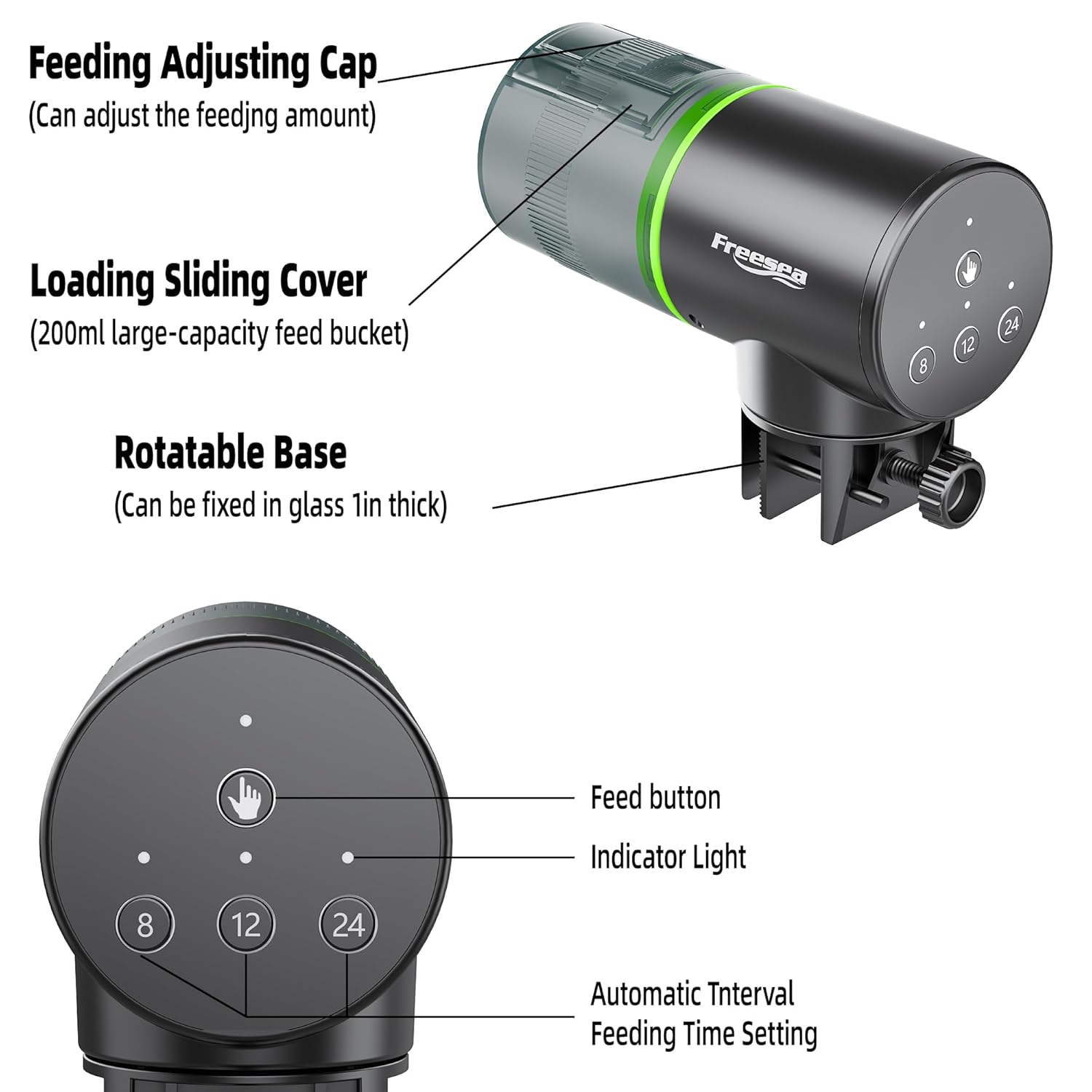 Aquarium Automatic Smart Fish Feeder | Premium Quality